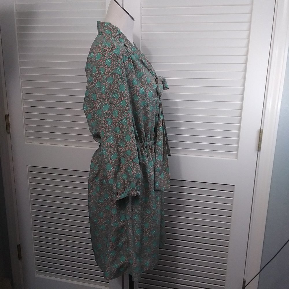 Tinley Road Dress Tie Front Bow Cottage Core Floral Womens Small - Picture 9 of 12